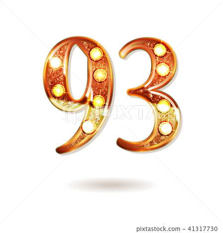 93 years anniversary celebration design 41317730