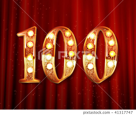 100 years golden anniversary logo 100 years golden anniversary logo 41317747