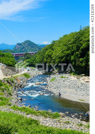 在Katsuragawa谷的山流釣魚 41318169