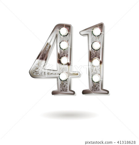 41 years anniversary celebration design 41318628