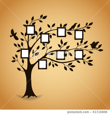 Family tree with photo frames 41318806