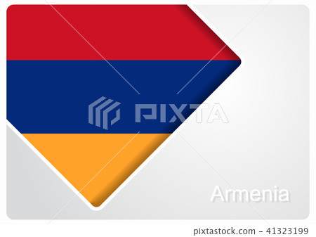 Armenian flag design background. Vector illustration. Armenian flag design background. Vector illustration. 41323199