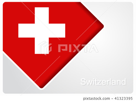 Swiss flag design background. Vector illustration. Swiss flag design background. Vector illustration. 41323395
