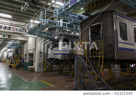 Train factory, Tokyo General Vehicle Center (at public release) Train factory, Tokyo General Vehicle Center (at public release) 41325545