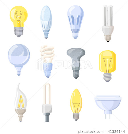 Collection of Different Bulbs Vector Illustration 41326144