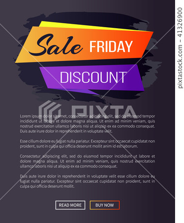 Sale Friday Discount Web Page Vector Illustration Sale Friday Discount Web Page Vector Illustration 41326900