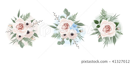 Vector floral set.  41327012