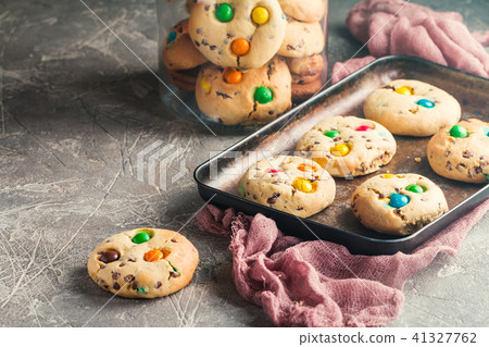 Homemade Candy Coated Cookies Homemade Candy Coated Cookies 41327762
