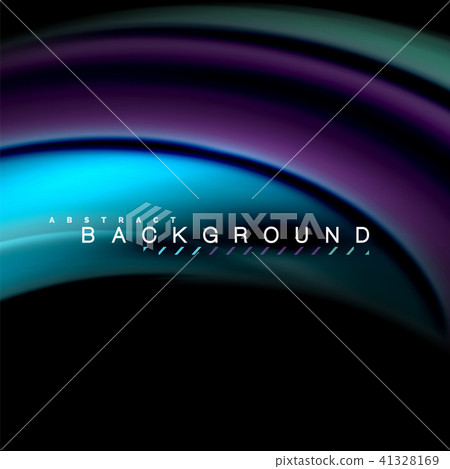 Fluid mixing colors vector wave abstract background design. Colorful mesh waves Fluid mixing colors vector wave abstract background design. Colorful mesh waves 41328169