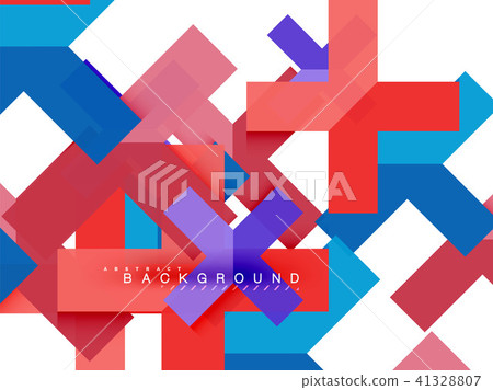 Multicolored abstract geometric shapes, geometry background for web banner Multicolored abstract geometric shapes, geometry background for web banner 41328807
