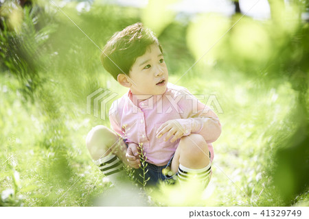 生活，同心，孩子，韓國人 41329749