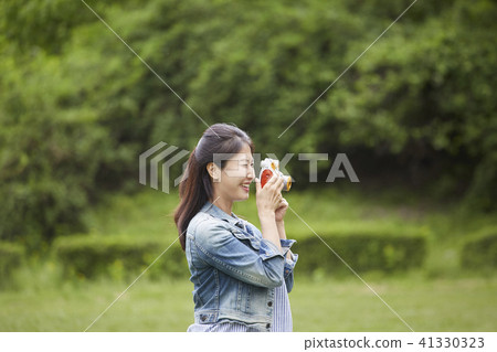 Woman, adult, Korean 41330323