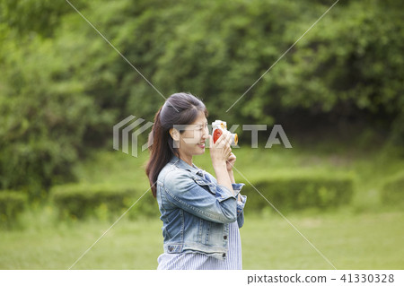 Woman, adult, Korean 41330328