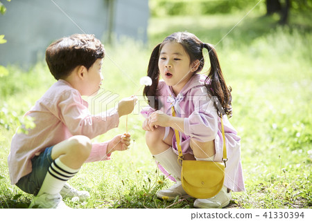 生活，同心，孩子，韓國人 41330394