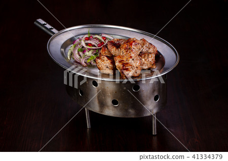 Grilled pork bbq Grilled pork bbq 41334379