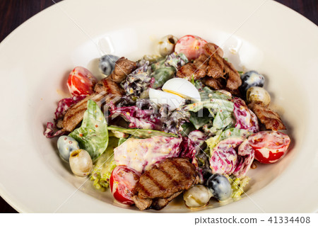 Roasted pork salad Roasted pork salad 41334408