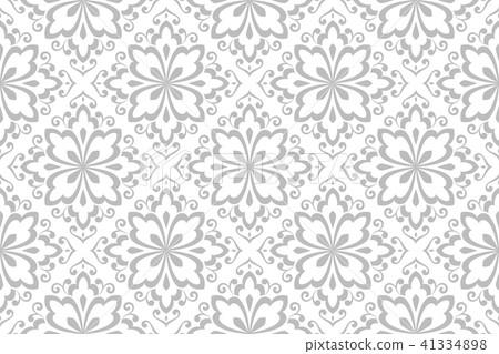 Floral pattern. Vintage wallpaper in the Baroque 41334898
