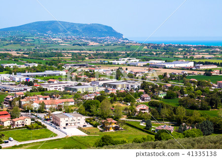 view of the Mount Conero on the Adriatic Sea view of the Mount Conero on the Adriatic Sea 41335138