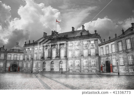 Royal Amalienborg Palace in Copenhagen Royal Amalienborg Palace in Copenhagen 41336773
