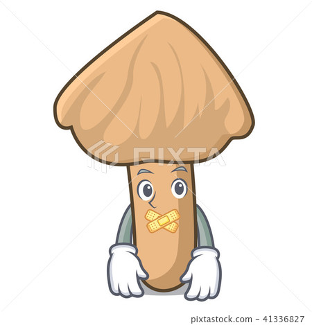Silent inocybe mushroom mascot cartoon Silent inocybe mushroom mascot cartoon 41336827