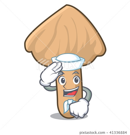 Sailor inocybe mushroom character cartoon 41336884