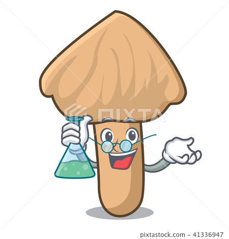 Professor inocybe mushroom character cartoon 41336947