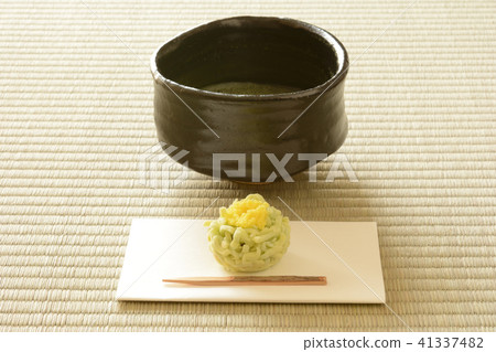抹茶榻榻米背景 41337482