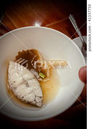 Seafood soup in a bowl. 41337750