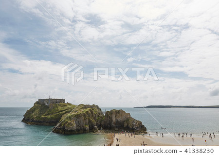 People at the beach in Tenby, Wales, UK. People at the beach in Tenby, Wales, UK. 41338230