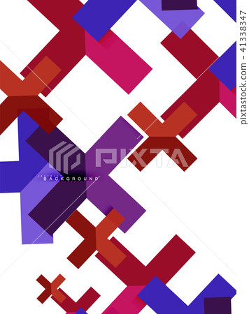 Multicolored abstract geometric shapes, geometry background for web banner Multicolored abstract geometric shapes, geometry background for web banner 41338347