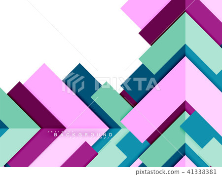 Multicolored abstract geometric shapes, geometry background for web banner Multicolored abstract geometric shapes, geometry background for web banner 41338381