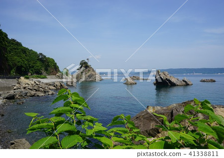 三陸地質公園Kuji的海岸 41338811