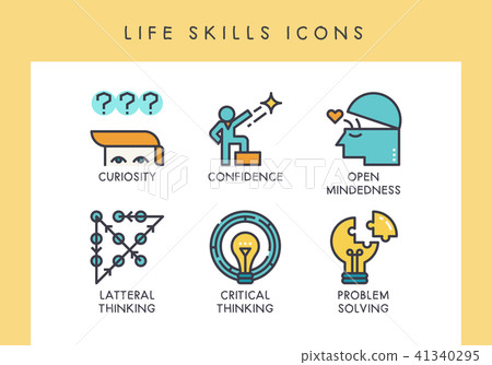 LIfe skills icons LIfe skills icons 41340295