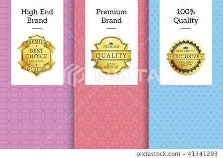 High End Qquality 100 Premium Brand Golden Labels 41341293