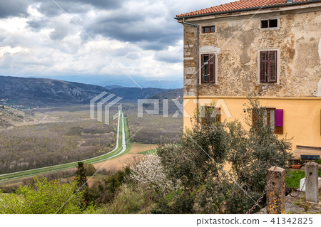 View from a The Motovun historic town. View from a The Motovun historic town. 41342825