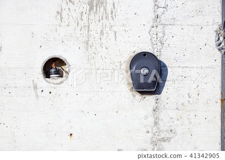 Access Control key Reader On The Wall Close-up Access Control key Reader On The Wall Close-up 41342905