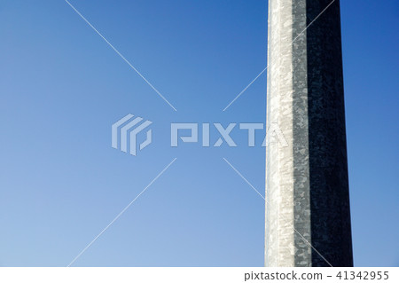 Metal Pole Street Lantern and blue Sky 41342955