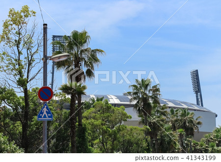 體育場，棒球場和太陽能發電板 41343199