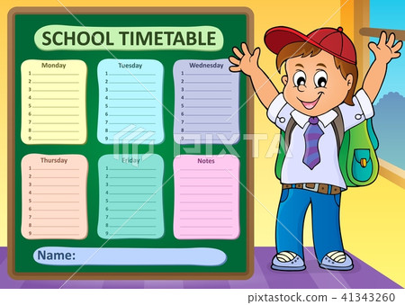 Weekly school timetable design 6 Weekly school timetable design 6 41343260