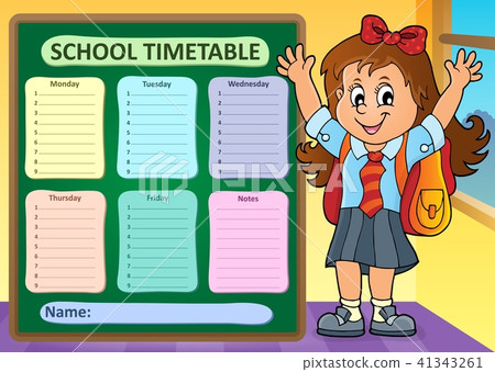 Weekly school timetable design 7 Weekly school timetable design 7 41343261