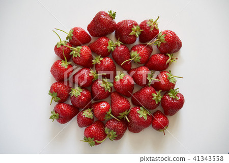 Top view of strawberries Top view of strawberries 41343558