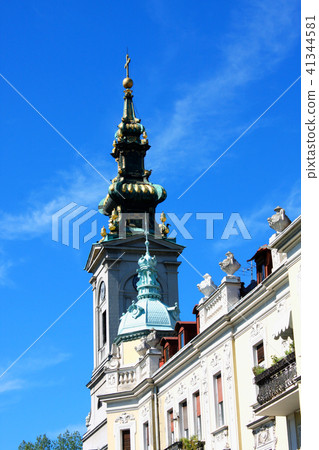 Belgrade -street and Saborna crkva orthodox church 41344581