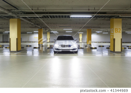 汽車，地下停車場，韓國 41344989