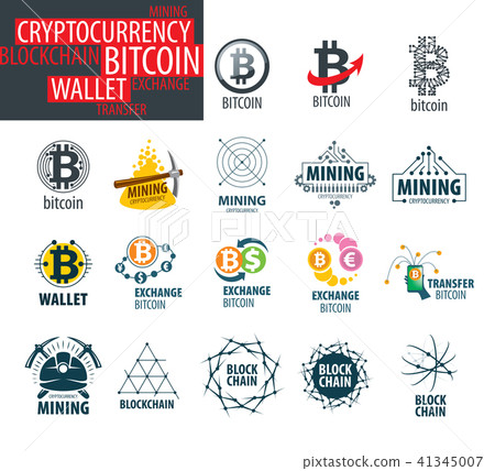 vector icon set for cryptography 41345007