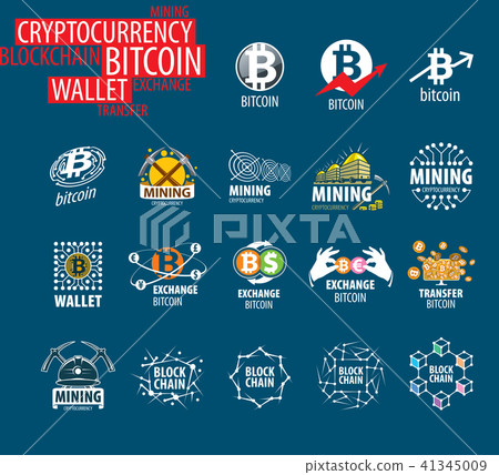 vector icon set for cryptography 41345009