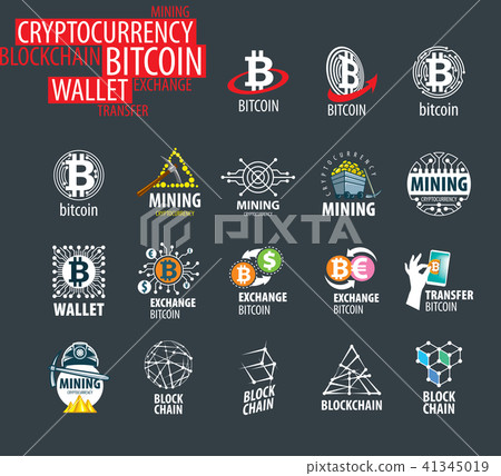 vector icon set for cryptography - Stock Illustration [41345019] - PIXTA