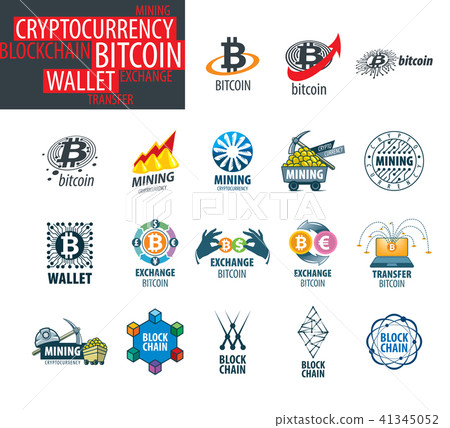vector icon set for cryptography 41345052