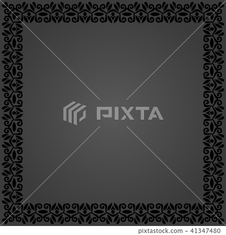 Floral Vector Fine Frame 41347480