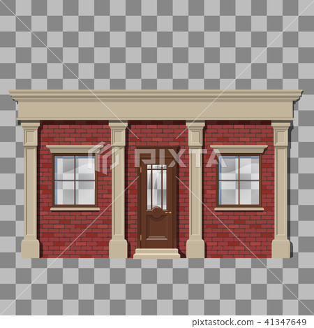Traditional small shop facade Traditional small shop facade 41347649