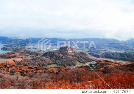 Hokkaido Showashinzan mountain forest in winter Hokkaido Showashinzan mountain forest in winter 41347674